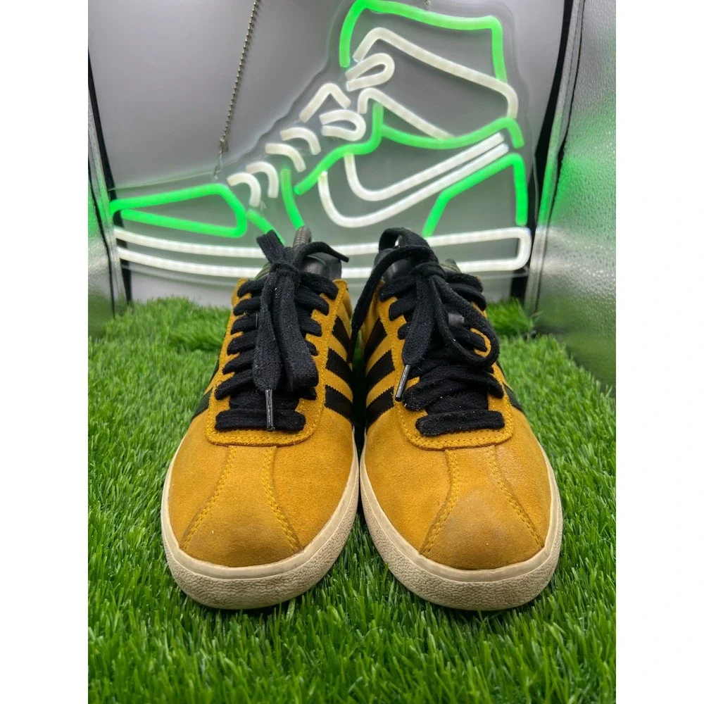 Adidas X Mark Gonzales Gazelle Mesa‎ Yellow Suede Skate Shoes Mens Sneakers 8